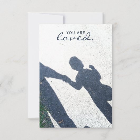 Du bist das Foto der Mutter Karte (Vorderseite)