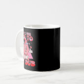 Du bist das Glück meines Dub Cvicu Nurse Valentine Kaffeetasse (Vorderseite Links)