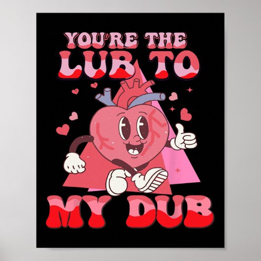 Du bist das Glück meines Dub Cvicu Nurse Valentine Poster (Vorne)