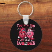 Du bist das Glück meines Dub Cvicu Nurse Valentine Schlüsselanhänger (Vorderseite)