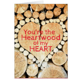 Du bist das Herz meiner romantischen Karte