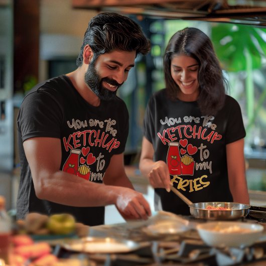 Du bist das Ketchup zu My Fries Unisex T-Shirt