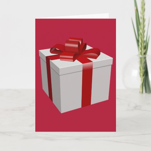 Du bist das perfekte Geschenk für mich Grußkarton Karte (Vorderseite)