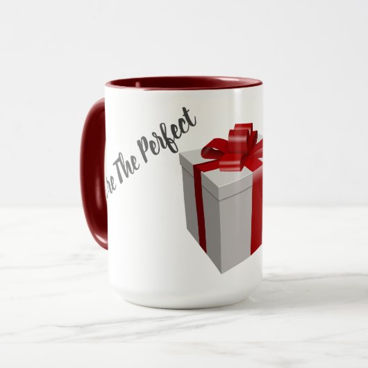 Du bist das perfekte Geschenk für mich zwei Tone-K Tasse (Vorderseite Links)