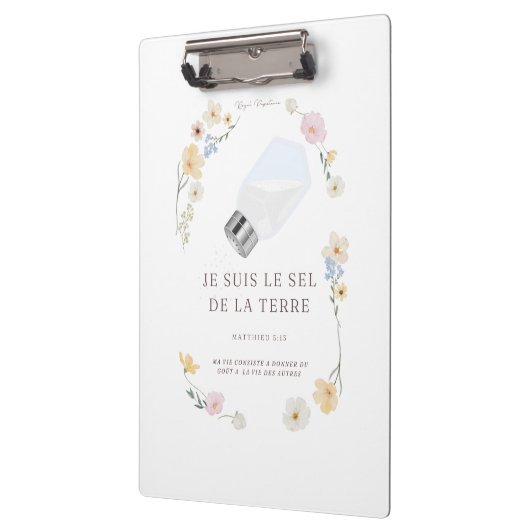 "Du bist das Salz der Erde" Klemmbrett (Links)
