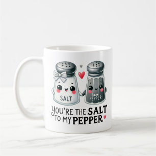 Du bist das Salz für mein Pepper - Kaffeetasse