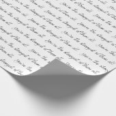 Du bist das stärkste Abschreckungspapier Geschenkpapier (Ecke)