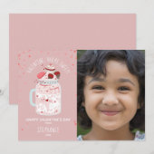 Du bist das süße Valentine Milkshake Foto (Vorne/Hinten)