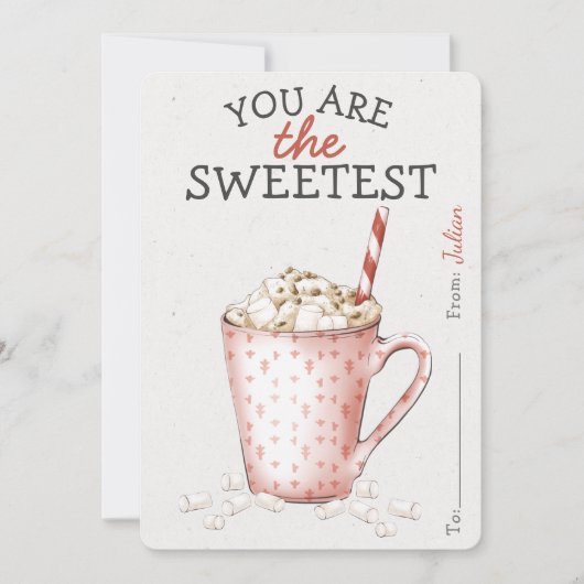 Du bist das süßeste Valentinstag-Klassenzimmer (Vorderseite)