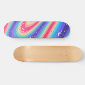 Du bist das Universum Skateboard (Horizontal)