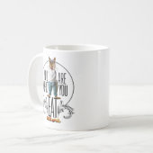 Du bist das, was du isst - Funny Squirrel Nuts Kaffeetasse (Vorderseite Links)