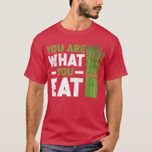 Du bist das, was du isst Spargel Gemüse Vegetaria T-Shirt