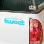 Du bist das, was du tweete autoaufkleber (Auf Lkw)