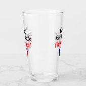Du bist dein Baguette, ich bin Franzose Glas (Links)