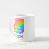 Du bist dein eigener Regenbogen Kaffeetasse (Vorderseite Links)