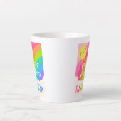 Du bist dein eigener Regenbogen Milchtasse (Vorderseite)