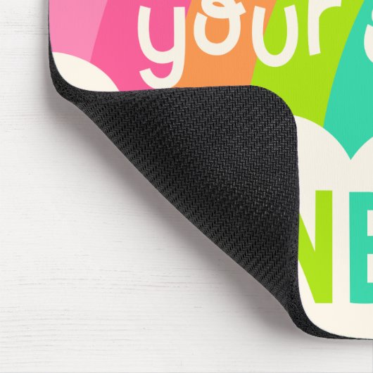 Du bist dein eigener Regenbogen Mousepad (Ecke)