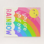 Du bist dein eigener Regenbogen Puzzle (Horizontal)