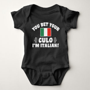 Du bist dein Kulo, ich bin Italiener Baby Strampler