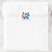 Du bist der 2. Geburtstag der Star Runder Aufkleber (Tasche)