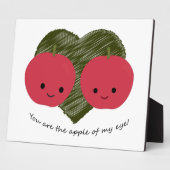 Du bist der Apfel meines Auges Fotoplatte (Seite)