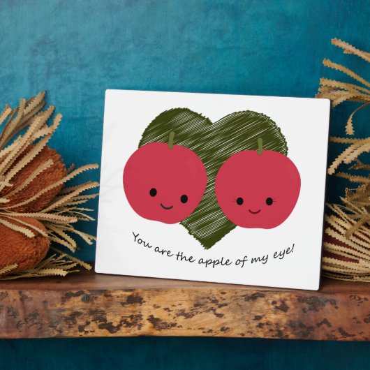 Du bist der Apfel meines Auges Fotoplatte (Seite)