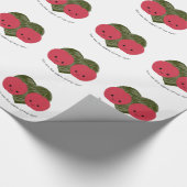 Du bist der Apfel meines Auges Geschenkpapier (Ecke)