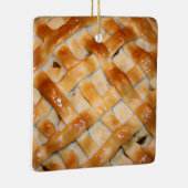 Du bist der Apfel meines Kuchens | Funny Food Puff Keramikornament (Rechts)