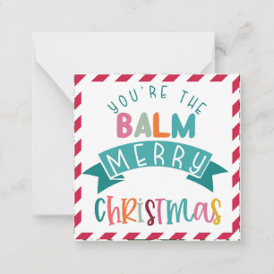 du bist der Balsam frohe Weihnachtsgabe Mitteilungskarte