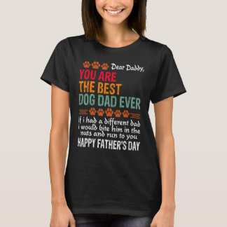 Du bist der beste Hund-Vater aller Zeiten T-Shirt