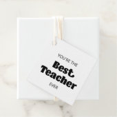 Du bist der beste Lehrer aller Zeiten, Lehrergesch Geschenkanhänger (Beispiel)