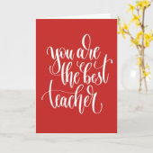 Du bist der beste Lehrer Karte (Gelbe Blume)