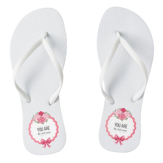 Du bist der beste Muttertag | Flip Flops Badesandalen (Fußbett)