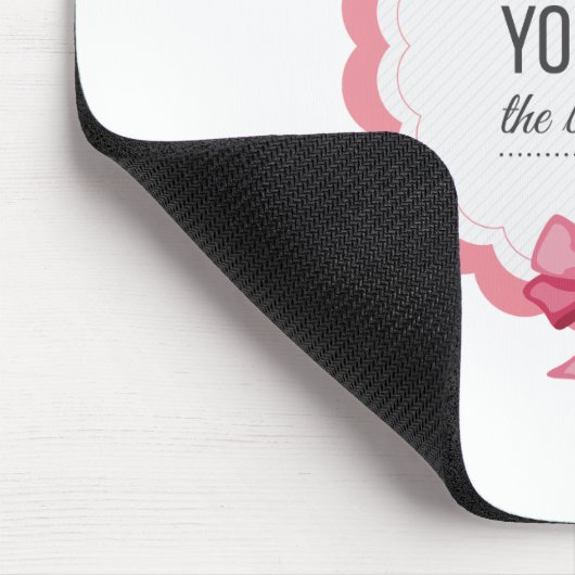 Du bist der beste Muttertag | Mauspad (Ecke)