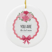 Du bist der beste Muttertag | Ornament (Hinten)