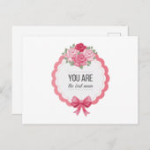 Du bist der beste Muttertag | Postkarte (Vorne/Hinten)