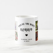 Du bist der beste Nonna-Foto Collage Keepake Kaffeetasse (Mittel)