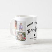 Du bist der beste Oma-Fotocollage-Keepake Kaffeetasse (Vorderseite Links)