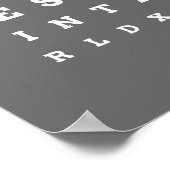 Du bist der beste Papa in der Welt-Seekarten-Plaka Poster (Ecke)