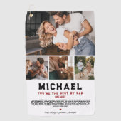 Du bist der beste Par | 4 FOTO Golfhandtuch (Vorderseite)