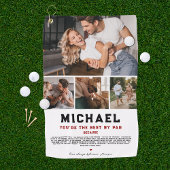 Du bist der beste Par | 4 FOTO Golfhandtuch