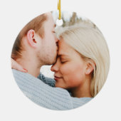 Du bist der beste Schub meines Lebens Weihnachten Keramik Ornament (Hinten)