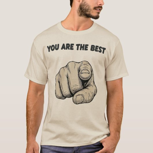 DU BIST DER BESTE!!! T-Shirt (Vorderseite)