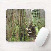 Du bist der beste Vater! Mousepad REDWOOD Trees (Mit Mouse)