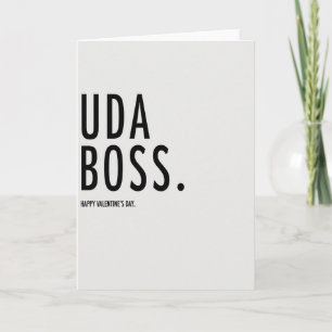 Du bist der Boss Valentinstagskarte Karte