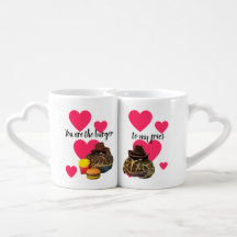 Du bist der Burger für meine Pommes frites