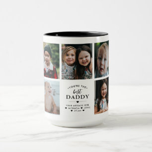 Du bist der/die Beste (Papa/Sonstige) 7-Foto-Colla Tasse