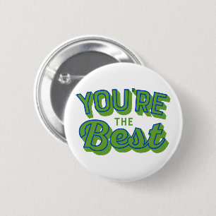 Du bist der/die Beste – Süßes Dankeschön-Geschenk Button