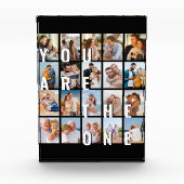 Du bist der Eine 20 Bilder Collage Fotoblock (Vorderseite)