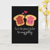 Du bist der Erdnussbutter zu meinem Jelly Niedlich Karte (Gelbe Blume)